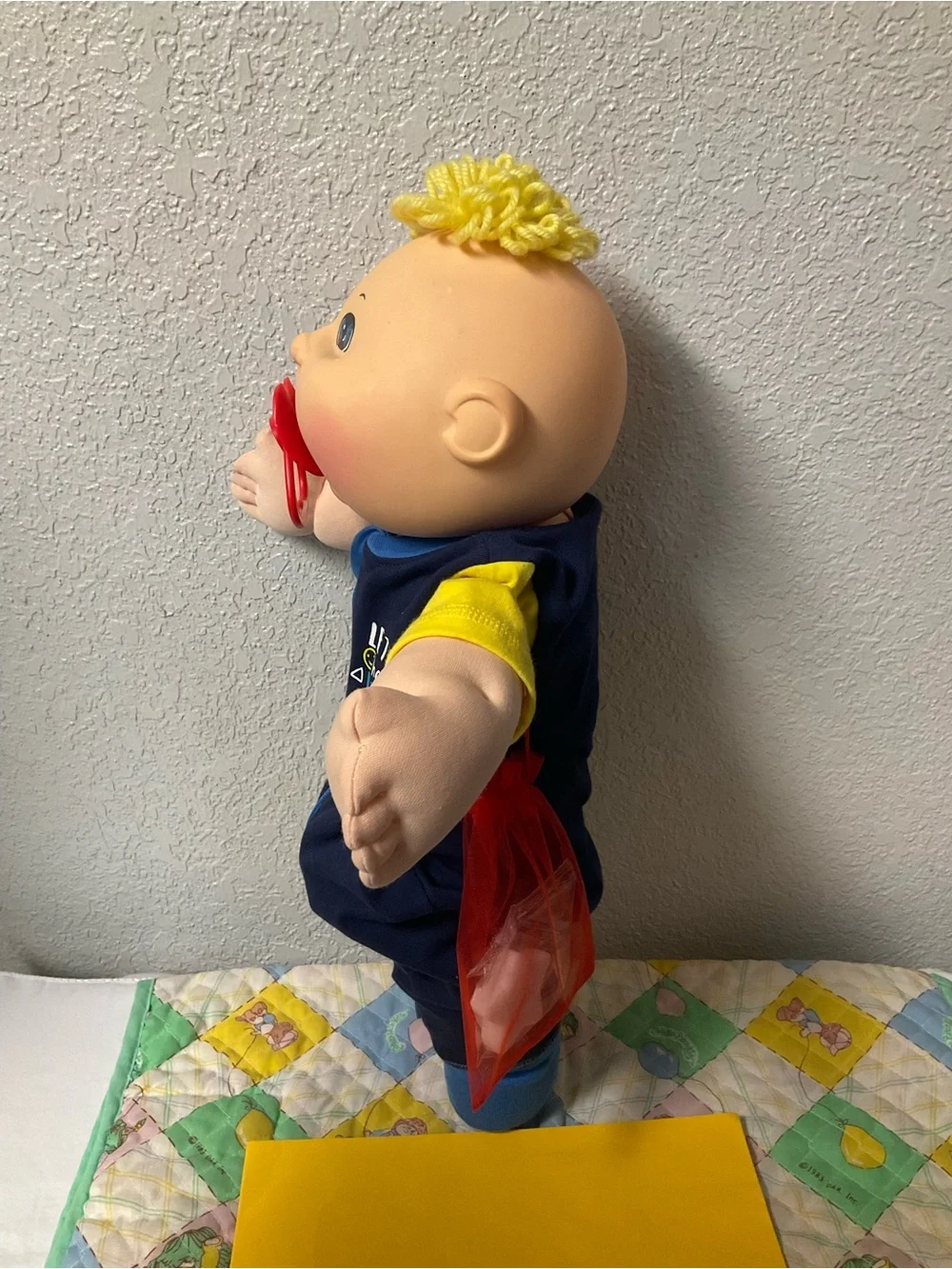 RARE Cabbage Patch Kid BabyLand Exclusive Boy 01B Lemon Hair Tuft Blue Eyes 2015